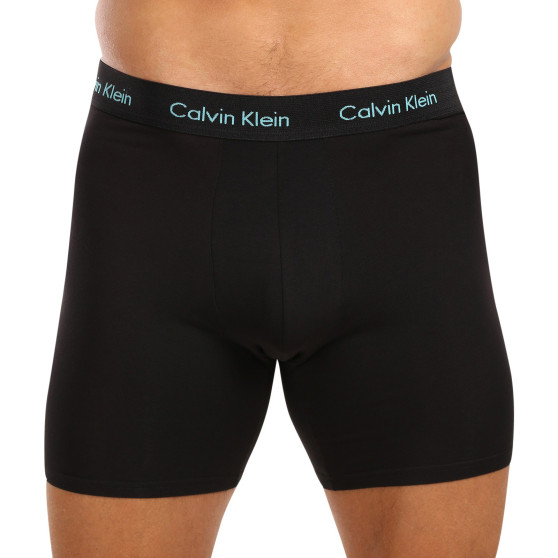 3PACK Мъжки боксерки Calvin Klein черено (NB1770A-MXT)