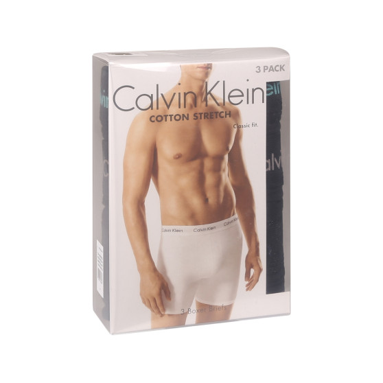 3PACK Мъжки боксерки Calvin Klein черено (NB1770A-MXT)