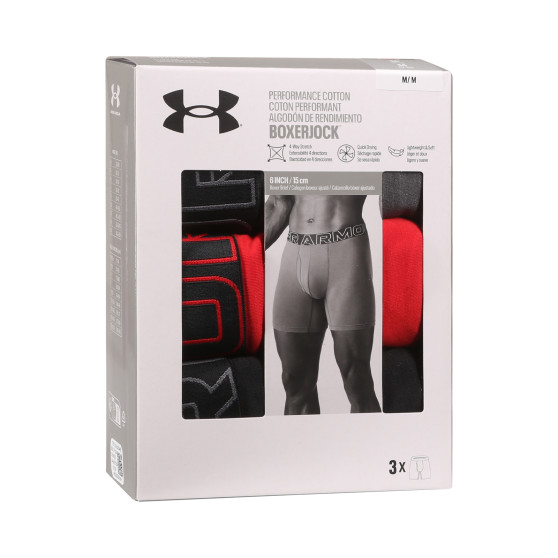 3PACK Мъжки боксерки Under Armour многоцветен (1383889 025)