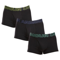 3PACK Мъжки боксерки Under Armour черено (1383891 002)