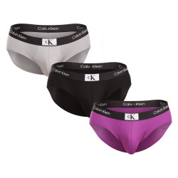 3PACK Мъжки слипове Calvin Klein многоцветен (NB3531A-LX5)