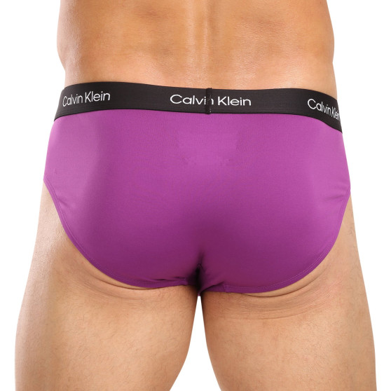 3PACK Мъжки слипове Calvin Klein многоцветен (NB3531A-LX5)