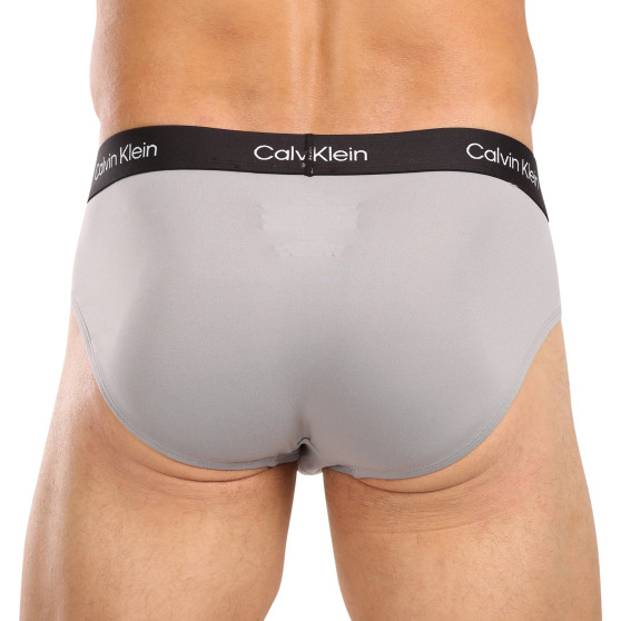 3PACK Мъжки слипове Calvin Klein многоцветен (NB3531A-LX5)