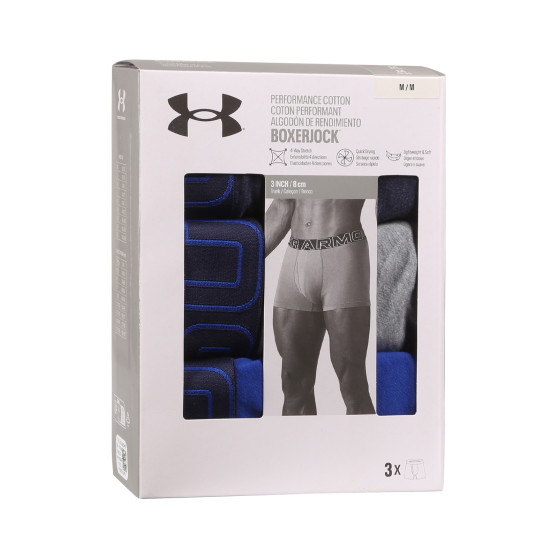 3PACK Мъжки боксерки Under Armour многоцветен (1383891 410)