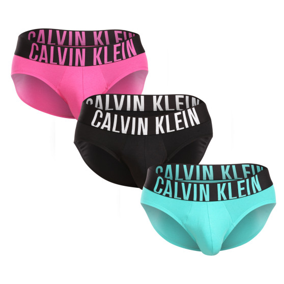 3PACK Мъжки слипове Calvin Klein многоцветен (NB3607A-LXP)