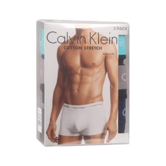 3PACK Мъжки боксерки Calvin Klein черено (U2664G-MXW)