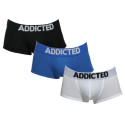 3PACK Мъжки боксерки Addicted многоцветен (AD421P-3COL)