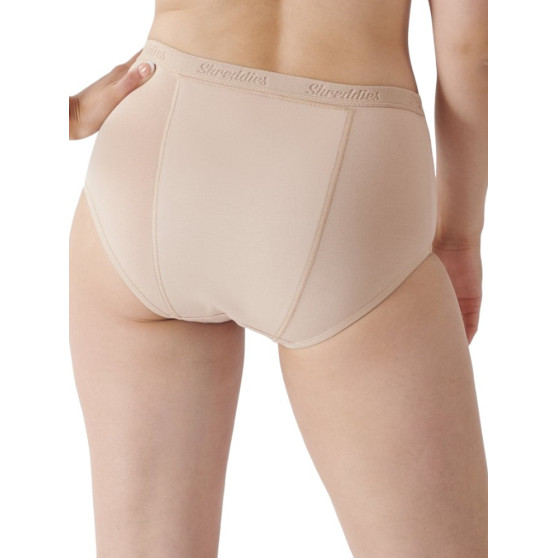 Shreddies Дамски функционални бикини за метеоризъм Hi-Waist Beige (SHRED102B)