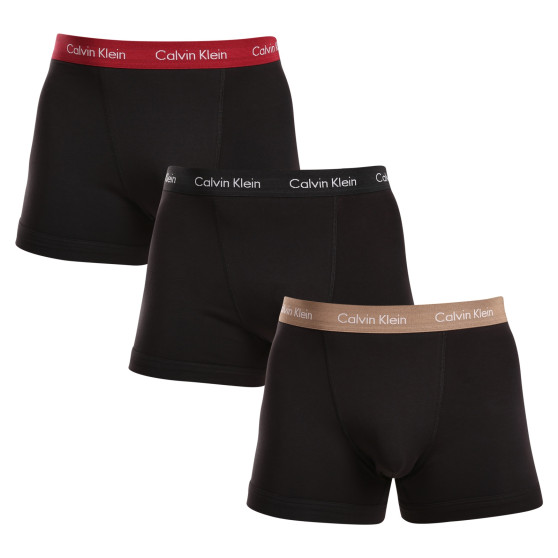 3PACK Мъжки боксерки Calvin Klein черено (U2662G-NOP)