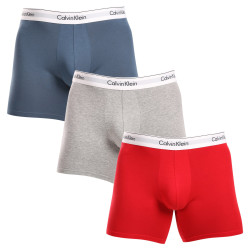 3PACK Мъжки боксерки Calvin Klein многоцветен (NB2381A-N2I)