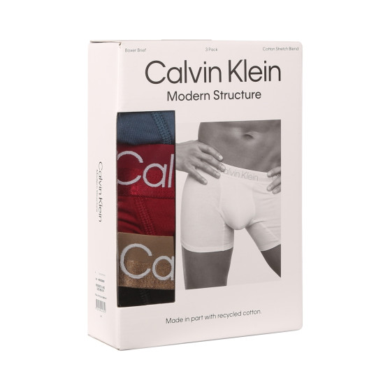 3PACK Мъжки боксерки Calvin Klein многоцветен (NB2971A-MCI)