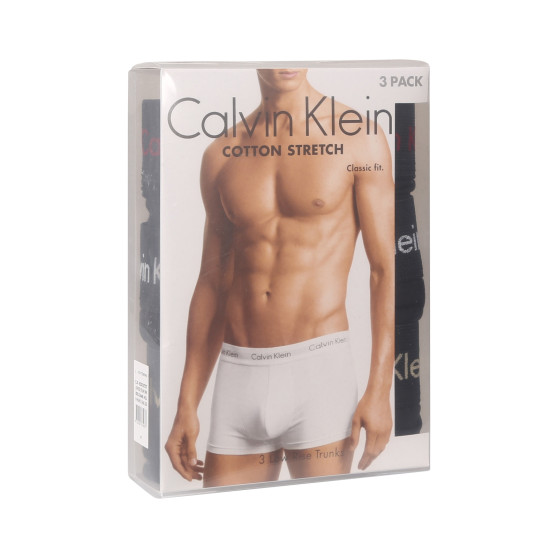 3PACK Мъжки боксерки Calvin Klein черено (U2664G-NOU)