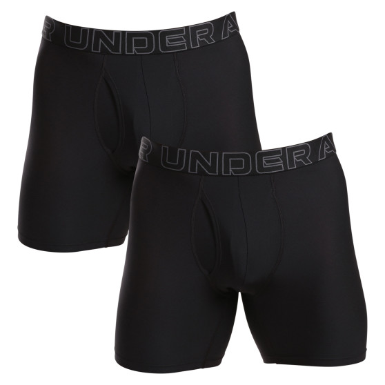 3PACK Мъжки боксерки Under Armour черено (1383884 001)