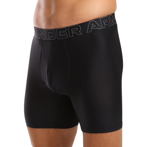 3PACK Мъжки боксерки Under Armour черено (1383884 001)