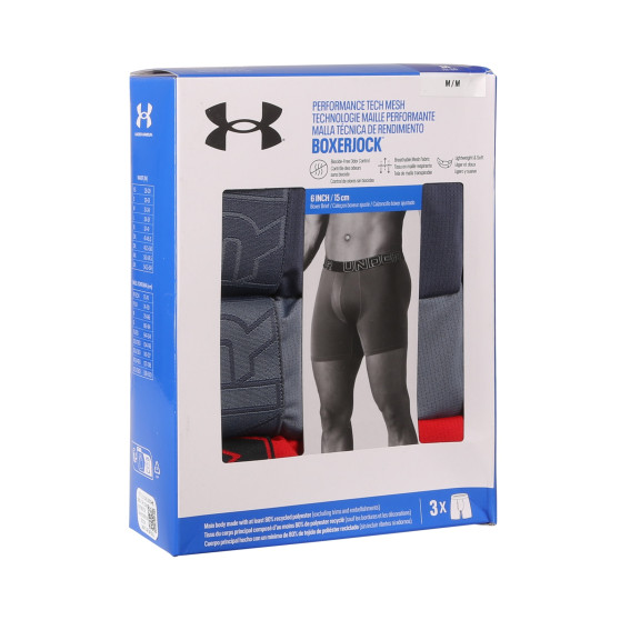 3PACK Мъжки боксерки Under Armour многоцветен (1383884 044)