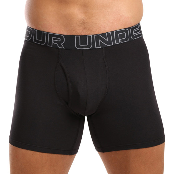 3PACK Мъжки боксерки Under Armour черено (1383889 001)