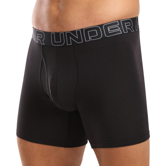 3PACK Мъжки боксерки Under Armour черено (1383889 001)