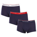 3PACK Tommy Hilfiger Мъжки боксерки oversize тъмно сини (1U87905252 05G)