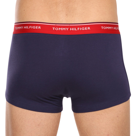 3PACK Tommy Hilfiger Мъжки боксерки oversize тъмно сини (1U87905252 05G)