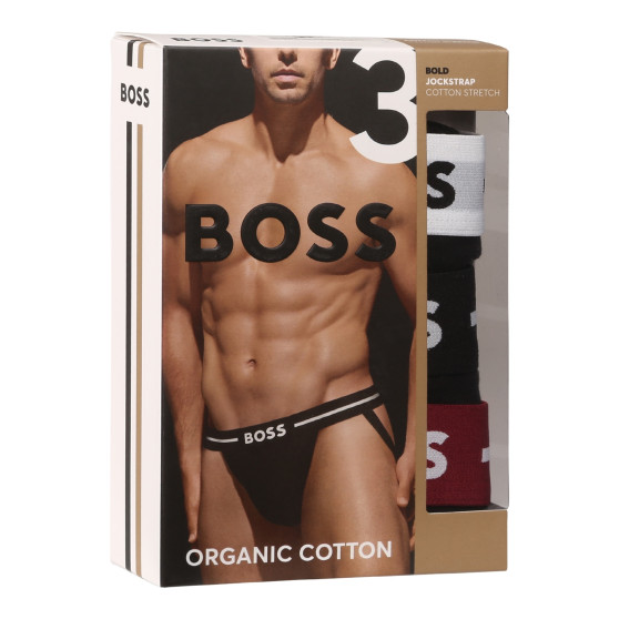 3PACK мъжки анцузи BOSS многоцветен (50517823 968)