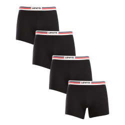 4PACK Мъжки боксерки Levis черено (701224292 001)