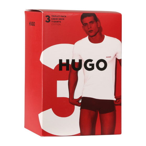 3PACK Мъжка тениска HUGO черна (50480088 965)