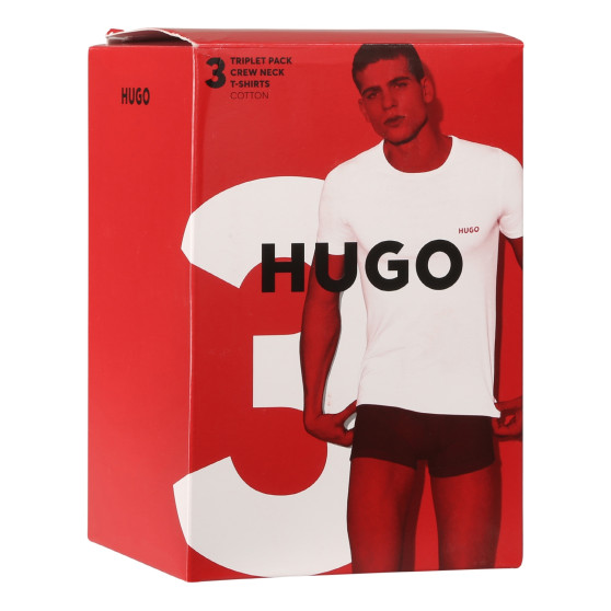 3PACK Мъжка тениска HUGO многоцветен (50480088 983)