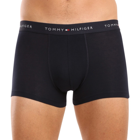 3PACK Мъжки боксерки Tommy Hilfiger тъмно синьо (UM0UM02763 0VH)