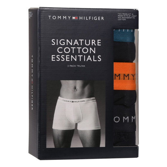 3PACK Мъжки боксерки Tommy Hilfiger тъмно синьо (UM0UM02763 0VH)