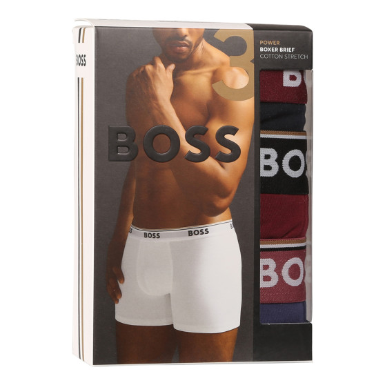 3PACK Мъжки боксерки BOSS многоцветен (50517828 984)