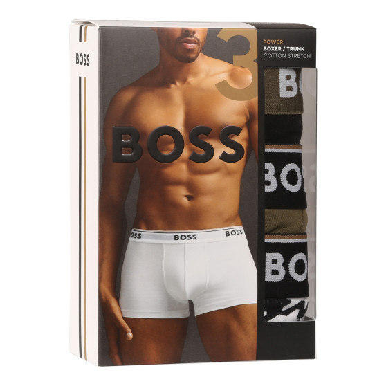 3PACK Мъжки боксерки BOSS многоцветен (50517829 965)