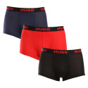 3PACK Мъжки боксерки HUGO многоцветен (50496723 982)