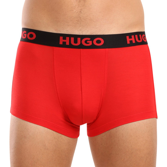 3PACK Мъжки боксерки HUGO многоцветен (50496723 982)