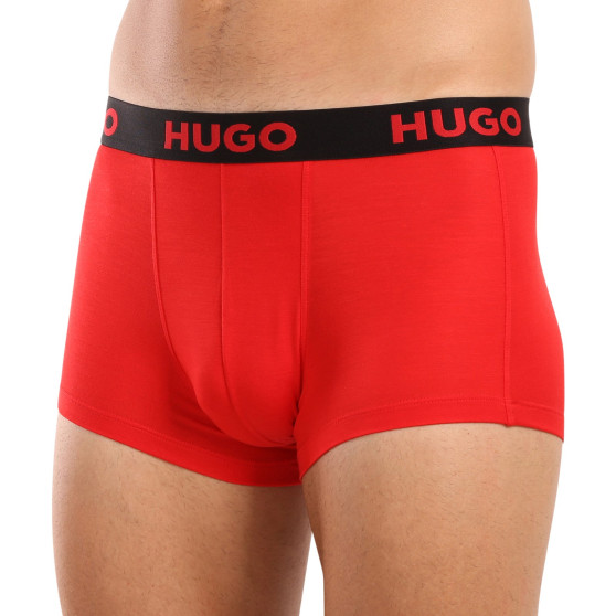 3PACK Мъжки боксерки HUGO многоцветен (50496723 982)