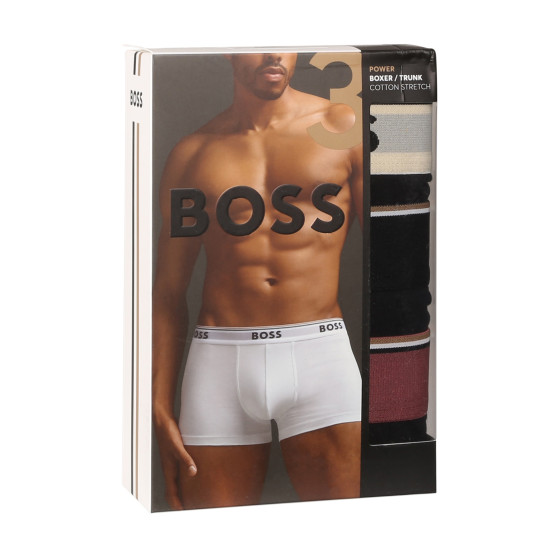 3PACK Мъжки боксерки BOSS многоцветен (50517827 978)