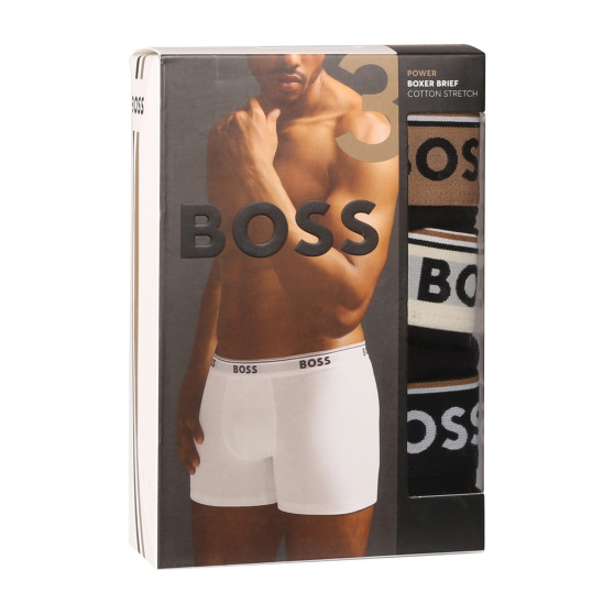 3PACK Мъжки боксерки BOSS многоцветен (50517828 982)