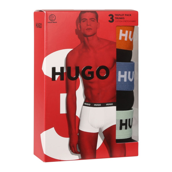 3PACK Мъжки боксерки HUGO многоцветен (50517878 961)