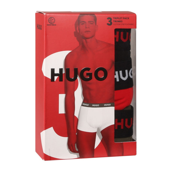 3PACK Мъжки боксерки HUGO многоцветен (50517878 964)