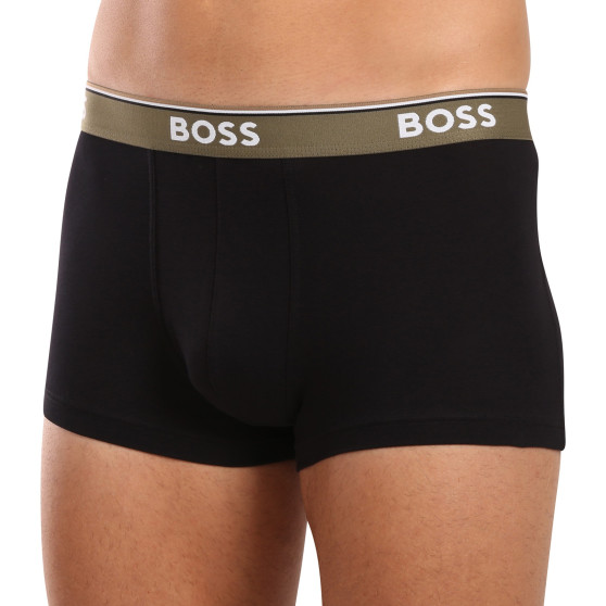 3PACK Мъжки боксерки BOSS черено (50517827 980)