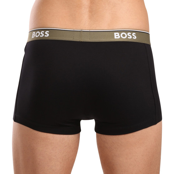 3PACK Мъжки боксерки BOSS черено (50517827 980)