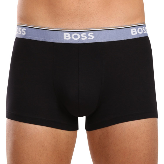 3PACK Мъжки боксерки BOSS черено (50517827 980)