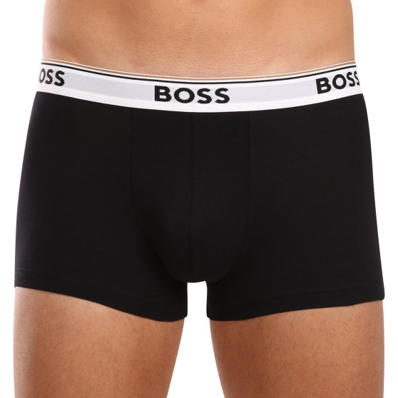 3PACK Мъжки боксерки BOSS черено (50517827 980)