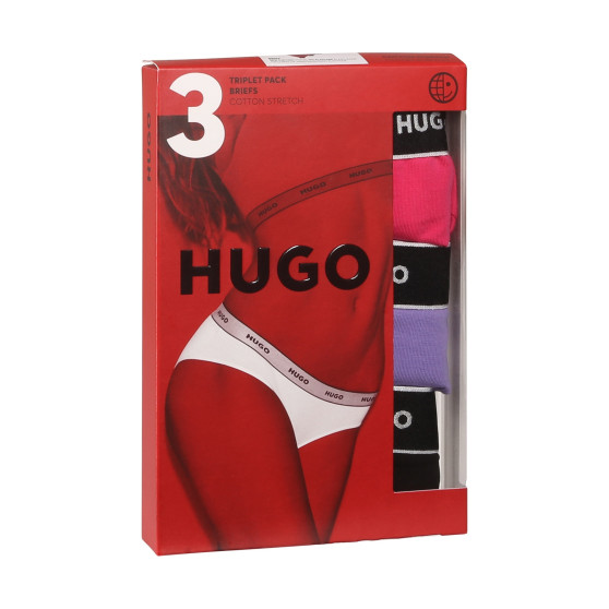 3PACK дамски бикини HUGO multicolour (50480157 962)