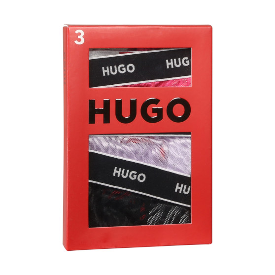 3PACK Дамски стрингове HUGO многоцветен (50523829 960)