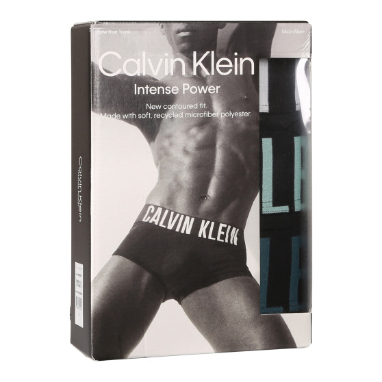 3PACK Мъжки боксерки Calvin Klein черено (NB3611A-Q1L)