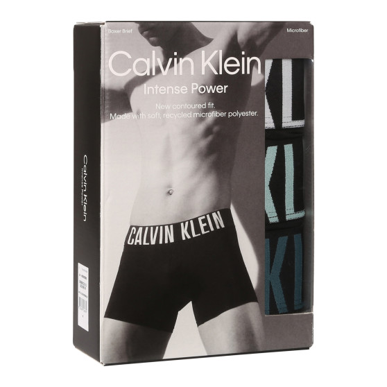 3PACK Мъжки боксерки Calvin Klein черено (NB3612A-Q1L)