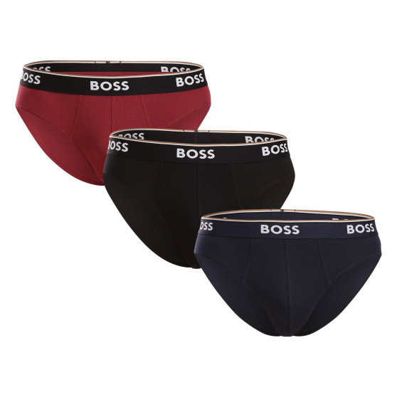 3PACK мъжки слипове BOSS черено (50510679 001)