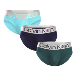 3PACK Мъжки слипове Calvin Klein многоцветен (NB3129A-N2M)