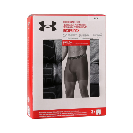 3PACK Мъжки боксерки Under Armour многоцветен (1383879 035)