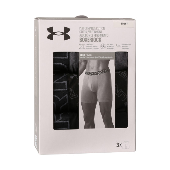 3PACK Мъжки боксерки Under Armour многоцветен (1383890 001)